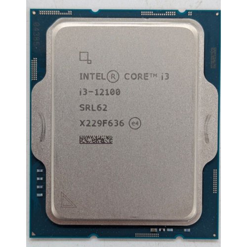Купить Процессор Intel Core i3-12100 3.3(4.3)GHz 12MB s1700 Tray (CM8071504651012) (Восстановлено продавцом, 776660) с проверкой совместимости: обзор, характеристики, цена в Киеве, Днепре, Одессе, Харькове, Украине | интернет-магазин TELEMART.UA фото