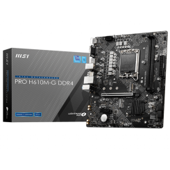 Материнська плата MSI PRO H610M-G DDR4 (s1700, Intel H610) (Відновлено продавцем, 776675)