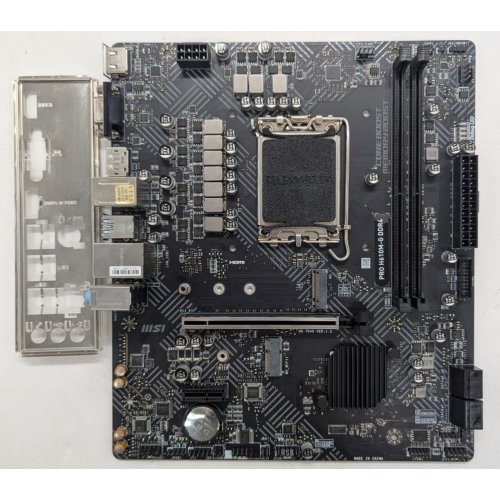 Материнська плата MSI PRO H610M-G (s1700, Intel H610) (Відновлено продавцем, 776675) купити з перевіркою сумісності: огляд, характеристики, ціна у Києві, Львові, Вінниці, Хмельницькому, Івано-Франківську, Україні | інтернет-магазин TELEMART.UA фото