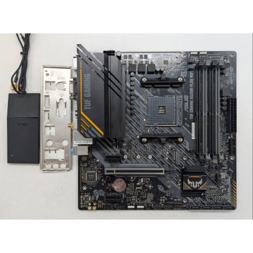 Купить Материнская плата Asus TUF GAMING A520M-PLUS WIFI (sAM4, A520) (Восстановлено продавцом, 776903) с проверкой совместимости: обзор, характеристики, цена в Киеве, Днепре, Одессе, Харькове, Украине | интернет-магазин TELEMART.UA фото