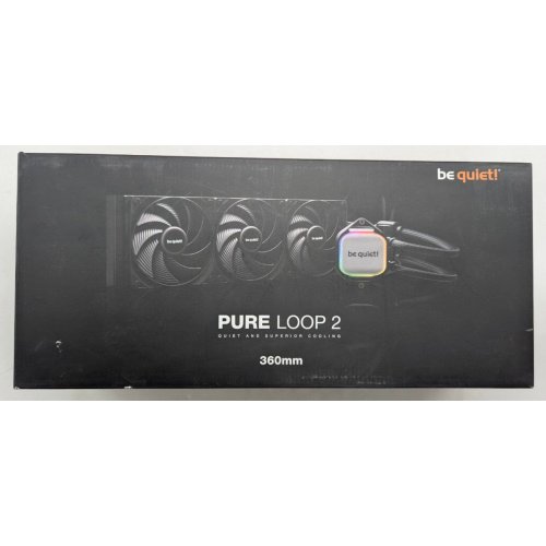 Готова сво Be Quiet! Pure Loop 2 360mm (BW019) (Відновлено продавцем, 776949) купити з перевіркою сумісності: огляд, характеристики, ціна у Києві, Львові, Вінниці, Хмельницькому, Івано-Франківську, Україні | інтернет-магазин TELEMART.UA фото