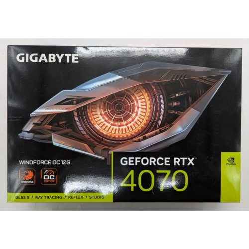 Купить Видеокарта Gigabyte GeForce RTX 4070 WindForce OC 12228MB (GV-N4070WF3OC-12GD) (Восстановлено продавцом, 776986) с проверкой совместимости: обзор, характеристики, цена в Киеве, Днепре, Одессе, Харькове, Украине | интернет-магазин TELEMART.UA фото