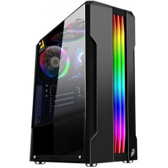 Корпус 1stPlayer R3-A-3R1 Color LED без БП Black (Восстановлено продавцом, 777483)
