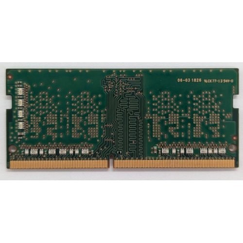 Купить Озу Samsung SODIMM DDR4 4GB 2666Mhz (M471A5244CB0-CTD) (Восстановлено продавцом, 777500) с проверкой совместимости: обзор, характеристики, цена в Киеве, Днепре, Одессе, Харькове, Украине | интернет-магазин TELEMART.UA фото