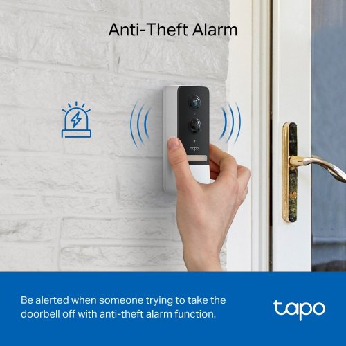 Купить Умный видеозвонок с аккумулятором TP-Link Tapo D230S1 - цена в Харькове, Киеве, Днепре, Одессе
в интернет-магазине Telemart фото