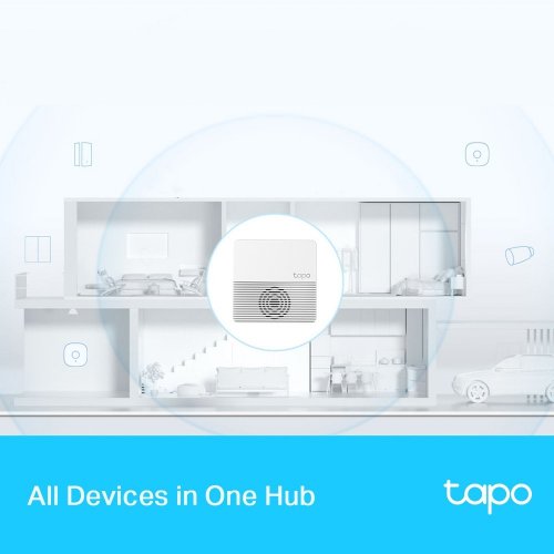 Купити Розумний хаб TP-Link Tapo H200 - ціна в Києві, Львові, Вінниці, Хмельницькому, Франківську, Україні | інтернет-магазин TELEMART.UA фото