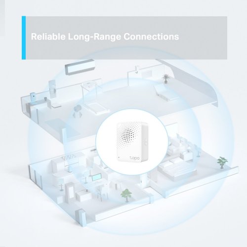 Купити Розумний хаб із дзвінком TP-Link Tapo H100 - ціна в Києві, Львові, Вінниці, Хмельницькому, Франківську, Україні | інтернет-магазин TELEMART.UA фото