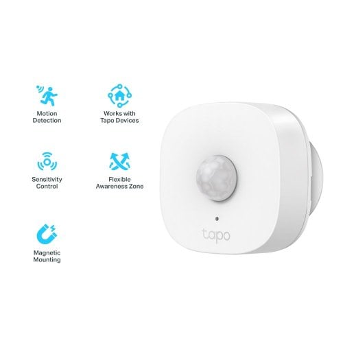 Купити Розумний датчик руху TP-Link Tapo T100 - ціна в Києві, Львові, Вінниці, Хмельницькому, Франківську, Україні | інтернет-магазин TELEMART.UA фото