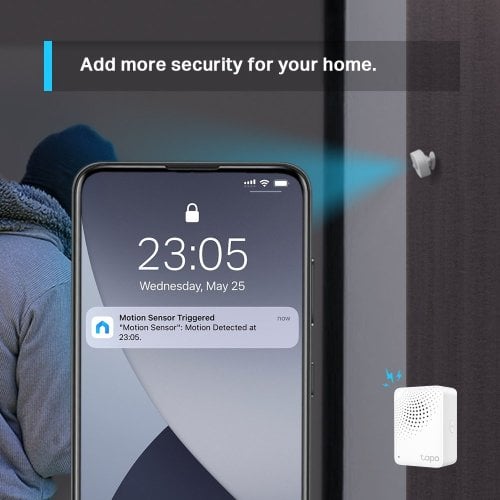 Купити Розумний датчик руху TP-Link Tapo T100 - ціна в Києві, Львові, Вінниці, Хмельницькому, Франківську, Україні | інтернет-магазин TELEMART.UA фото