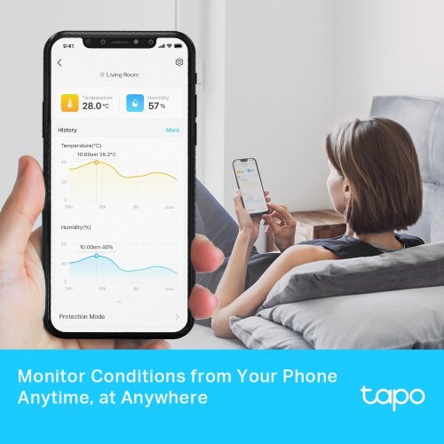 Купити Розумний датчик температури та вологості TP-Link Tapo T315 - ціна в Києві, Львові, Вінниці, Хмельницькому, Франківську, Україні | інтернет-магазин TELEMART.UA фото