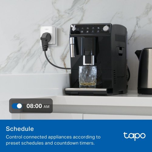 Купити Розумна бездротова компактна розетка TP-Link Tapo P100M - ціна в Києві, Львові, Вінниці, Хмельницькому, Франківську, Україні | інтернет-магазин TELEMART.UA фото