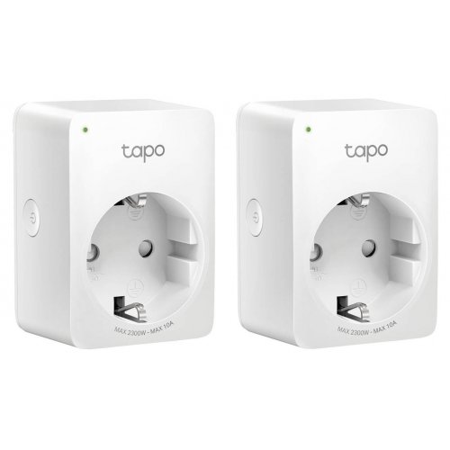 Купити Розумні Wi-Fi міні розетки TP-Link Tapo P100 2pcs - ціна в Києві, Львові, Вінниці, Хмельницькому, Франківську, Україні | інтернет-магазин TELEMART.UA фото