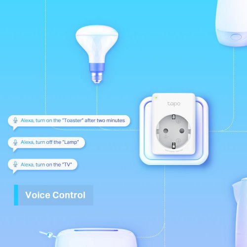 Купити Розумні Wi-Fi міні розетки TP-Link Tapo P100 2pcs - ціна в Києві, Львові, Вінниці, Хмельницькому, Франківську, Україні | інтернет-магазин TELEMART.UA фото