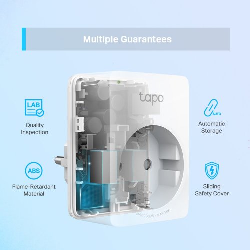 Купити Розумні Wi-Fi міні розетки TP-Link Tapo P100 2pcs - ціна в Києві, Львові, Вінниці, Хмельницькому, Франківську, Україні | інтернет-магазин TELEMART.UA фото