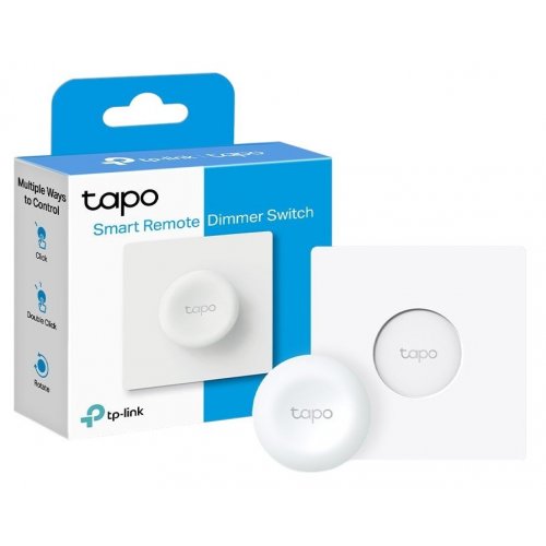 Купити Інтелектуальний дистанційний димер TP-Link Tapo S200D - ціна в Києві, Львові, Вінниці, Хмельницькому, Франківську, Україні | інтернет-магазин TELEMART.UA фото