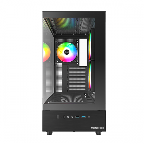 Уцінка корпус Montech XR без БЖ Black (Сліди встановлення, 777576) купити з перевіркою сумісності: огляд, характеристики, ціна у Києві, Львові, Вінниці, Хмельницькому, Івано-Франківську, Україні | інтернет-магазин TELEMART.UA фото