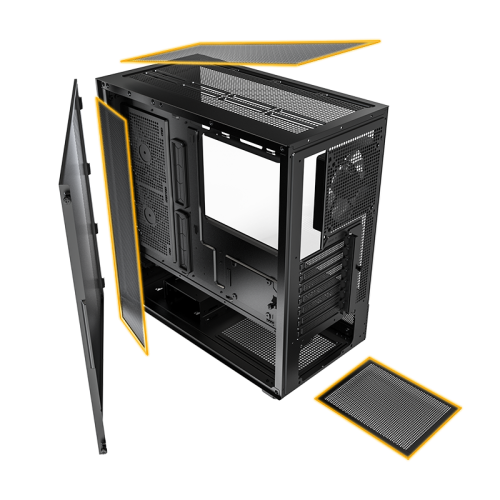 Уцінка корпус Montech XR без БЖ Black (Сліди встановлення, 777576) купити з перевіркою сумісності: огляд, характеристики, ціна у Києві, Львові, Вінниці, Хмельницькому, Івано-Франківську, Україні | інтернет-магазин TELEMART.UA фото
