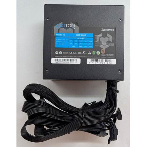Купить Блок питания CHIEFTEC Proton 600W (BDF-600S) (Восстановлено продавцом, 777696) с проверкой совместимости: обзор, характеристики, цена в Киеве, Днепре, Одессе, Харькове, Украине | интернет-магазин TELEMART.UA фото