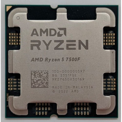Купить Процессор AMD Ryzen 5 7500F 3.7(5.0)GHz 32MB sAM5 Tray (100-000000597) (Восстановлено продавцом, 777701) с проверкой совместимости: обзор, характеристики, цена в Киеве, Днепре, Одессе, Харькове, Украине | интернет-магазин TELEMART.UA фото
