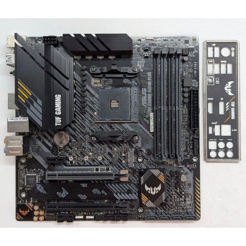 Купить Материнская плата Asus TUF GAMING B550M-PLUS (sAM4, AMD B550) (Восстановлено продавцом, 777705) с проверкой совместимости: обзор, характеристики, цена в Киеве, Днепре, Одессе, Харькове, Украине | интернет-магазин TELEMART.UA фото