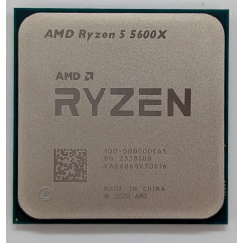 Процесор AMD Ryzen 5 5600X 3.7(4.6)GHz 32MB sAM4 Tray (100-000000065) (Відновлено продавцем, 777706) купити з перевіркою сумісності: огляд, характеристики, ціна у Києві, Львові, Вінниці, Хмельницькому, Івано-Франківську, Україні | інтернет-магазин TELEMART.UA фото