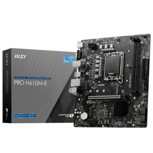 Купить Материнская плата MSI PRO H610M-E (s1700, Intel H610) (Восстановлено продавцом, 777720) с проверкой совместимости: обзор, характеристики, цена в Киеве, Днепре, Одессе, Харькове, Украине | интернет-магазин TELEMART.UA фото