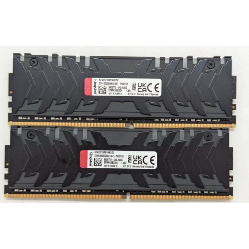 Озп Kingston DDR4 32GB (2x16GB) 3200Mhz FURY Renegade RGB Black (KF432C16RB1AK2/32) (Відновлено продавцем, 777740) купити з перевіркою сумісності: огляд, характеристики, ціна у Києві, Львові, Вінниці, Хмельницькому, Івано-Франківську, Україні | інтернет-магазин TELEMART.UA фото