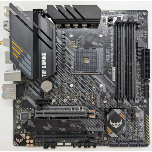 Купить Материнская плата Asus TUF GAMING B550M-PLUS II WIFI (sAM4, B550) (Восстановлено продавцом, 777745) с проверкой совместимости: обзор, характеристики, цена в Киеве, Днепре, Одессе, Харькове, Украине | интернет-магазин TELEMART.UA фото