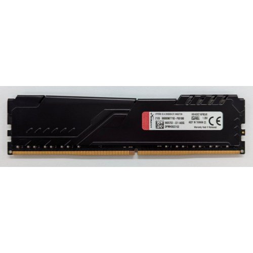 Купить Озу HyperX DDR4 8GB 3200Mhz Fury Black (HX432C16FB3/8) (Восстановлено продавцом, 777762) с проверкой совместимости: обзор, характеристики, цена в Киеве, Днепре, Одессе, Харькове, Украине | интернет-магазин TELEMART.UA фото