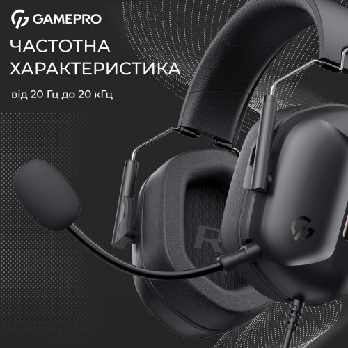 Купити Навушники GamePro Genesis Hunter (HS1350B) Black - ціна в Києві, Львові, Вінниці, Хмельницькому, Франківську, Україні | інтернет-магазин TELEMART.UA фото