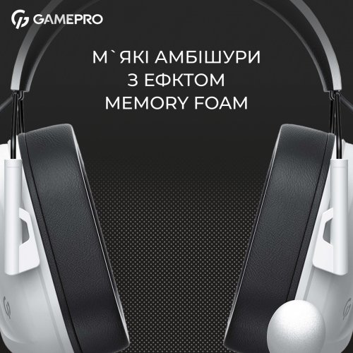 Купити Навушники GamePro Genesis Hunter (HS1350W) White - ціна в Києві, Львові, Вінниці, Хмельницькому, Франківську, Україні | інтернет-магазин TELEMART.UA фото