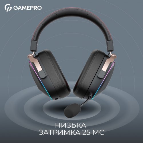 Купити Навушники GamePro Asgard Valkyria RGB (HSW249) Black - ціна в Києві, Львові, Вінниці, Хмельницькому, Франківську, Україні | інтернет-магазин TELEMART.UA фото