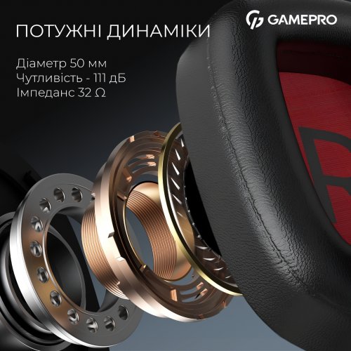 Купити Навушники GamePro Asgard Valkyria RGB (HSW249) Black - ціна в Києві, Львові, Вінниці, Хмельницькому, Франківську, Україні | інтернет-магазин TELEMART.UA фото
