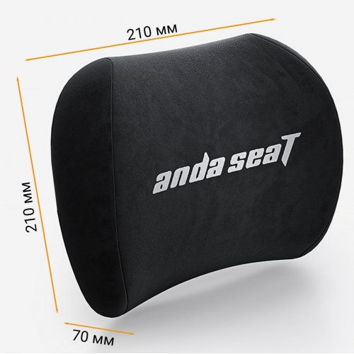 Купить Подушка для головы Anda Seat Novis Head Pillow (AC-TZ-AD23-B-F-J) Black - цена в Харькове, Киеве, Днепре, Одессе
в интернет-магазине Telemart фото