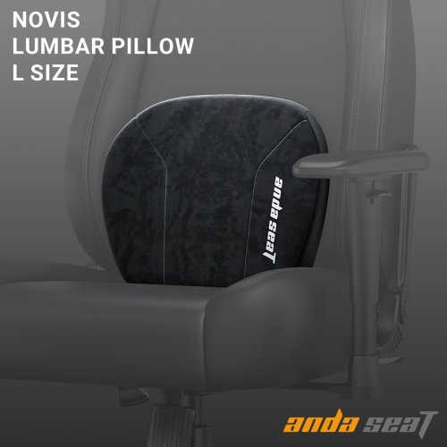 Купить Подушка для поясницы Anda Seat Novis Lumbar Pillow Size L (AC-YZ-AD23L-B-F-J) Black - цена в Харькове, Киеве, Днепре, Одессе
в интернет-магазине Telemart фото