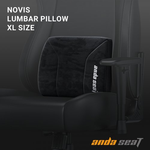 Купить Подушка для поясницы Anda Seat Novis Lumbar Pillow Size XL (AC-YZ-AD23XL-B-F-J) Black - цена в Харькове, Киеве, Днепре, Одессе
в интернет-магазине Telemart фото