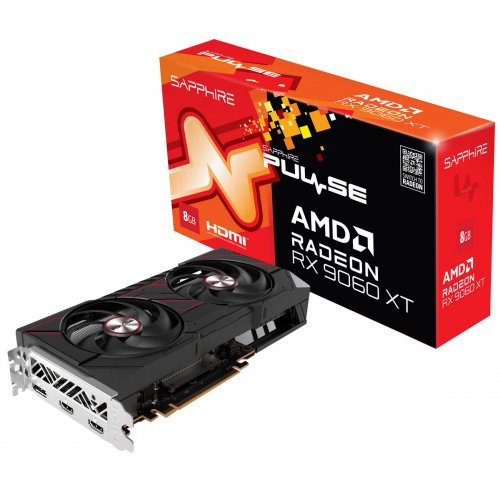 Купить Видеокарта Sapphire Radeon RX 9060 XT PULSE 8192MB (11350-04-20G) с проверкой совместимости: обзор, характеристики, цена в Киеве, Днепре, Одессе, Харькове, Украине | интернет-магазин TELEMART.UA фото