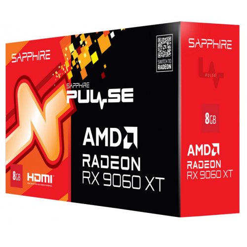Купить Видеокарта Sapphire Radeon RX 9060 XT PULSE 8192MB (11350-04-20G) с проверкой совместимости: обзор, характеристики, цена в Киеве, Днепре, Одессе, Харькове, Украине | интернет-магазин TELEMART.UA фото
