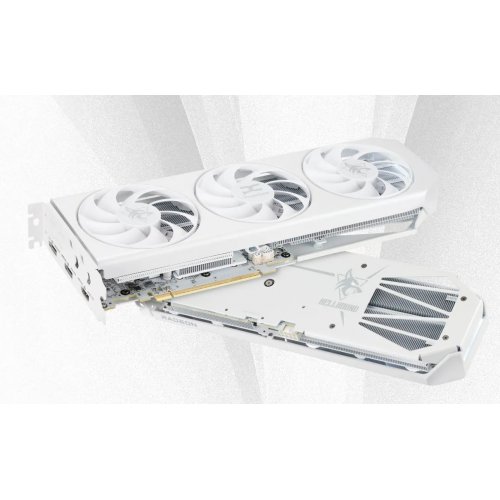 Відеокарта PowerColor Radeon RX 9060 XT Hellhound Spectral White 16384MB (RX9060XT 16G-L/OC/WHITE) купити з перевіркою сумісності: огляд, характеристики, ціна у Києві, Львові, Вінниці, Хмельницькому, Івано-Франківську, Україні | інтернет-магазин TELEMART.UA фото