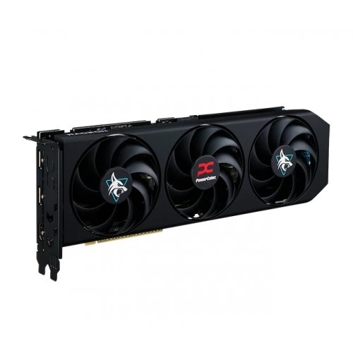 Відеокарта PowerColor Radeon RX 9060 XT Hellhound 16384MB (RX9060XT 16G-L/OC) купити з перевіркою сумісності: огляд, характеристики, ціна у Києві, Львові, Вінниці, Хмельницькому, Івано-Франківську, Україні | інтернет-магазин TELEMART.UA фото