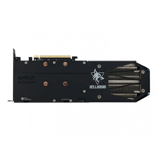 Відеокарта PowerColor Radeon RX 9060 XT Hellhound 8192MB (RX9060XT 8G-L/OC) купити з перевіркою сумісності: огляд, характеристики, ціна у Києві, Львові, Вінниці, Хмельницькому, Івано-Франківську, Україні | інтернет-магазин TELEMART.UA фото