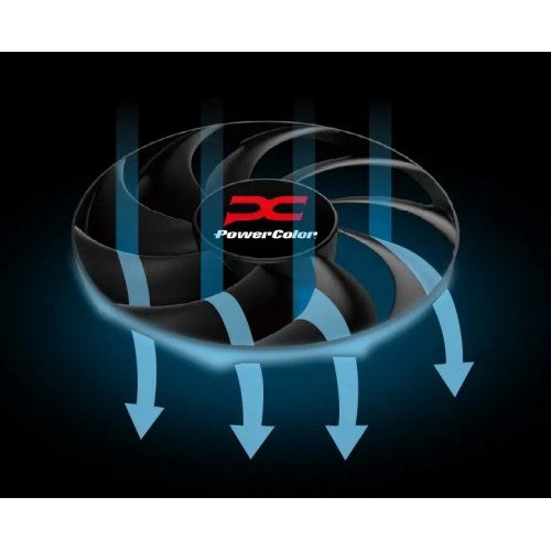 Відеокарта PowerColor Radeon RX 9060 XT Reaper 16384MB (RX9060XT 16G-A) купити з перевіркою сумісності: огляд, характеристики, ціна у Києві, Львові, Вінниці, Хмельницькому, Івано-Франківську, Україні | інтернет-магазин TELEMART.UA фото