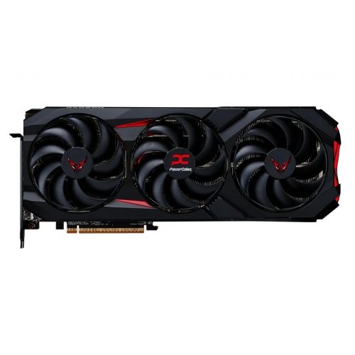 Купить Видеокарта PowerColor Radeon RX 9070 XT Red Devil Backplate Special Edition 16384MB (RX9070XT 16G-E/OC/BP) с проверкой совместимости: обзор, характеристики, цена в Киеве, Днепре, Одессе, Харькове, Украине | интернет-магазин TELEMART.UA фото