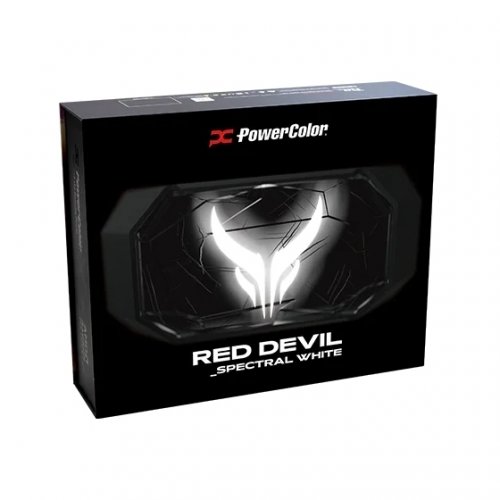 Відеокарта PowerColor Radeon RX 9070 XT Red Devil Spectral White 16384MB (RX9070XT 16G-E/OC/WHITE) купити з перевіркою сумісності: огляд, характеристики, ціна у Києві, Львові, Вінниці, Хмельницькому, Івано-Франківську, Україні | інтернет-магазин TELEMART.UA фото