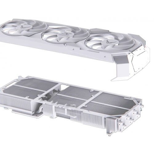 Відеокарта PowerColor Radeon RX 9070 XT Red Devil Spectral White 16384MB (RX9070XT 16G-E/OC/WHITE) купити з перевіркою сумісності: огляд, характеристики, ціна у Києві, Львові, Вінниці, Хмельницькому, Івано-Франківську, Україні | інтернет-магазин TELEMART.UA фото
