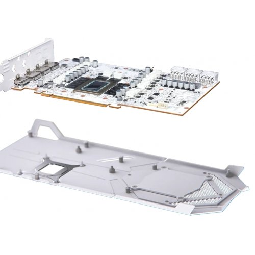 Відеокарта PowerColor Radeon RX 9070 XT Red Devil Spectral White 16384MB (RX9070XT 16G-E/OC/WHITE) купити з перевіркою сумісності: огляд, характеристики, ціна у Києві, Львові, Вінниці, Хмельницькому, Івано-Франківську, Україні | інтернет-магазин TELEMART.UA фото
