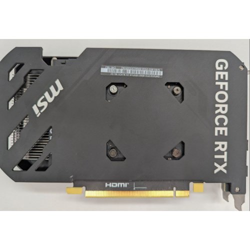 Відеокарта MSI GeForce RTX 4060 VENTUS 2X BLACK OC 8192MB (RTX 4060 VENTUS 2X BLACK 8G OC) (Відновлено продавцем, 777858) купити з перевіркою сумісності: огляд, характеристики, ціна у Києві, Львові, Вінниці, Хмельницькому, Івано-Франківську, Україні | інтернет-магазин TELEMART.UA фото