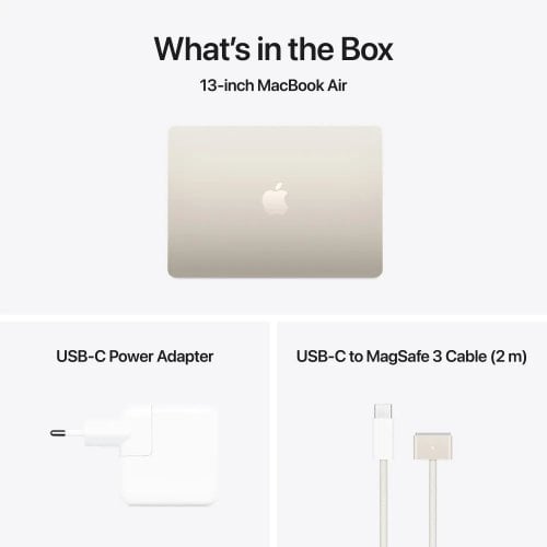 Купити Ноутбук Apple MacBook Air 13.6" M4 24/512GB 2025 (MC6A4UA/A) Starlight - ціна в Києві, Львові, Вінниці, Хмельницькому, Франківську, Україні | інтернет-магазин TELEMART.UA фото
