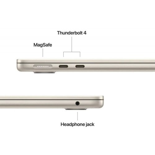 Купити Ноутбук Apple MacBook Air 13.6" M4 24/512GB 2025 (MC6A4UA/A) Starlight - ціна в Києві, Львові, Вінниці, Хмельницькому, Франківську, Україні | інтернет-магазин TELEMART.UA фото