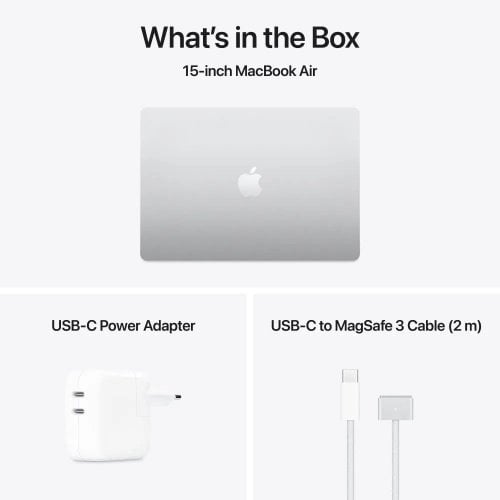 Купить Ноутбук Apple MacBook Air 15.3" M4 16/256GB 2025 (MW1G3UA/A) Silver - цена в Харькове, Киеве, Днепре, Одессе
в интернет-магазине Telemart фото